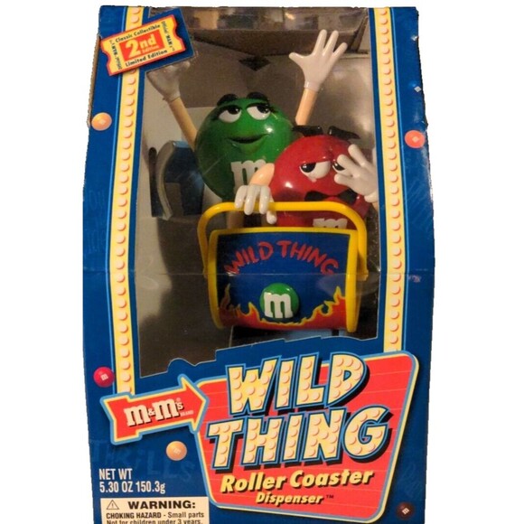 M&M's WILD THING Roller Coaster Candy Dispenser MM Candy Co. Sealed New In Box - Picture 1 of 4